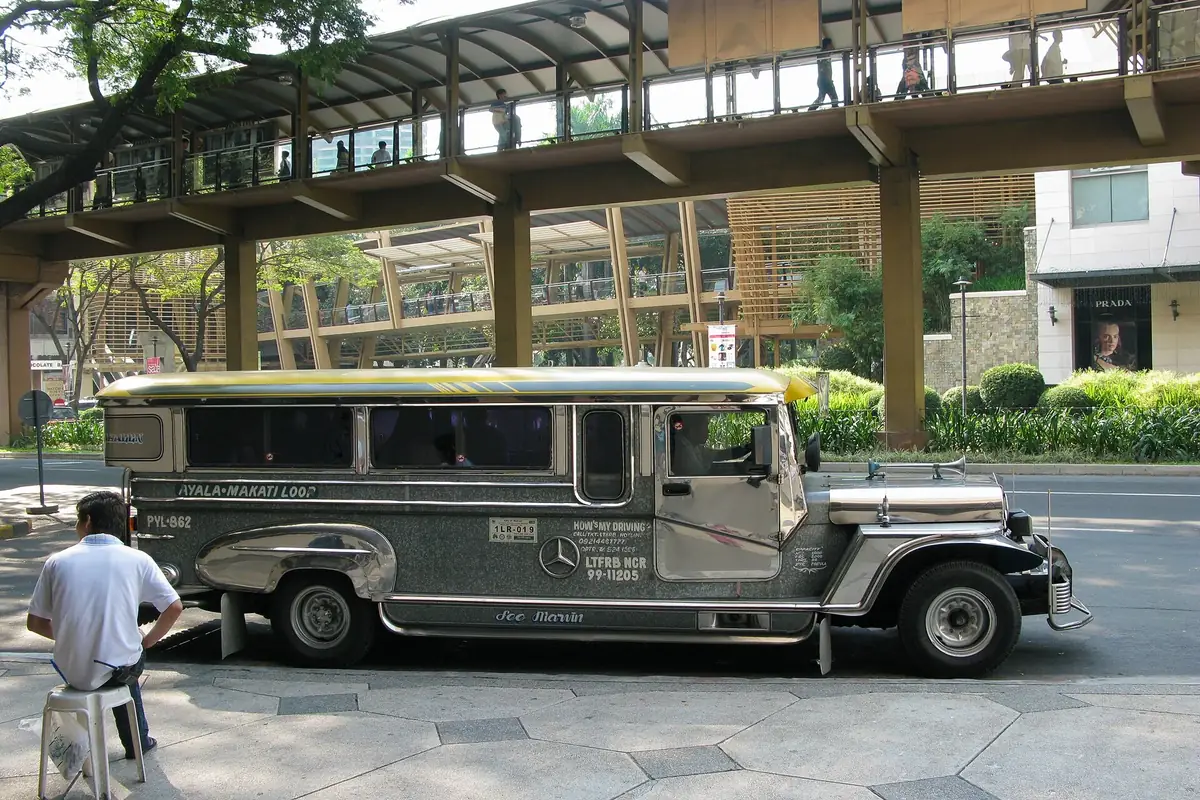 A jeepney on a Manila street